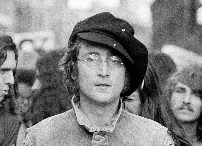 John Lennon, contact lenses and cannabis