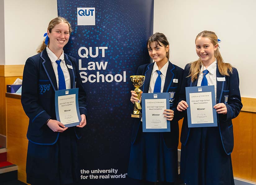 QUT Law School Hosts 2023 High School Moot Competition