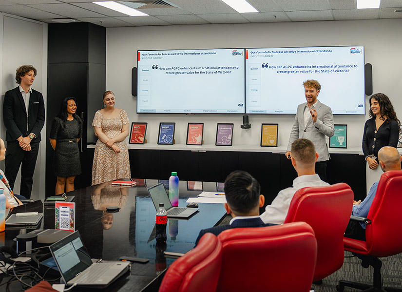 From Classroom to Boardroom: How QUT Business Students Are Driving Innovation for the Australian Grand Prix