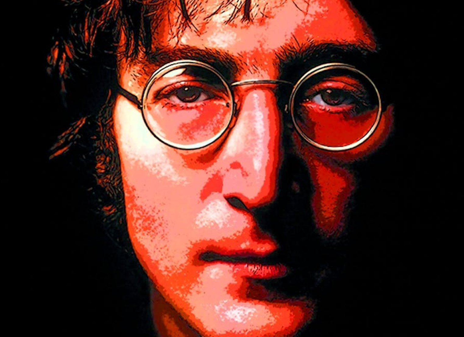 John Lennon wore contact lenses that kept on pinging out. Then he smoked pot and the rest is history