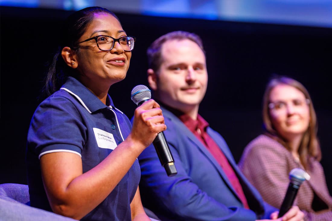 Panel of QUT Staff and Students at the 2024 Open Day