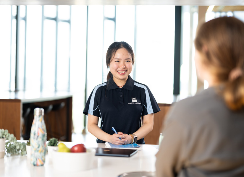 Empowering people to achieve their health goals through nutrition and dietetics at QUT