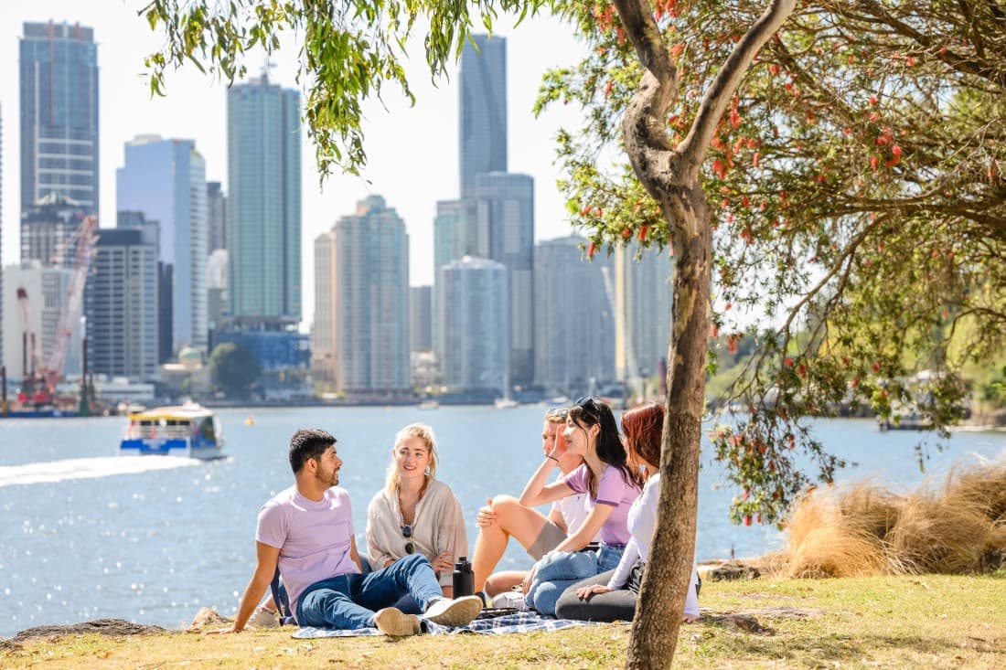 Students at Kangaroo Point