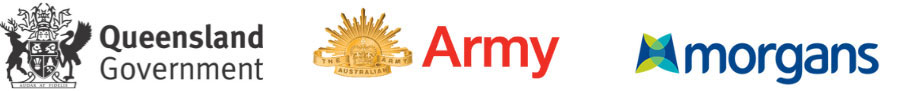 Qld Government, Australian Army, Morgans